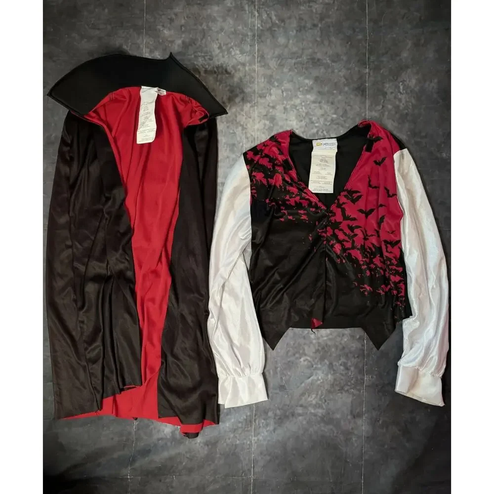 California Costume Halloween Vampire Prince Of Darkness Child L Cape Bat Vest